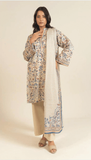 3 Piece Suit - Lawn - Al-Karam - UAK0012