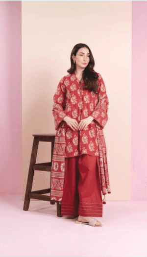 3 Piece Suit - Lawn - Al-Karam - UAK0013
