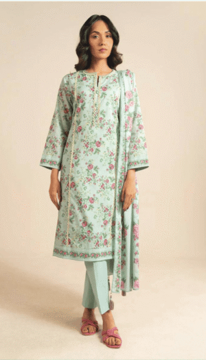 3 Piece Suit - Lawn - Al-Karam - UAK0014