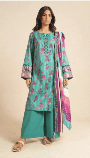 3 Piece Suit - Lawn - Al-Karam - UAK0018