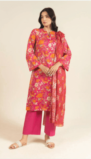 3 Piece Suit - Lawn - Al-Karam - UAK0019