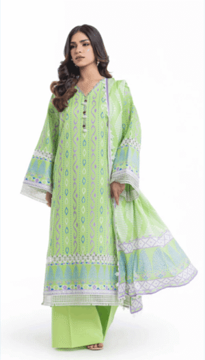 3 Piece Suit - Lawn - Bonanza Satrangi - UBS0021