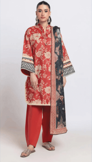 3 Piece Suit - Lawn - Bonanza Satrangi - UBS0024