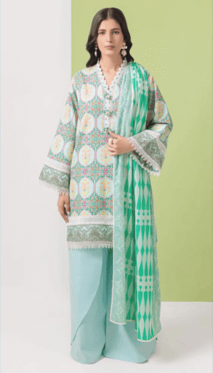 3 Piece Suit - Lawn - Bonanza Satrangi - UBS0026