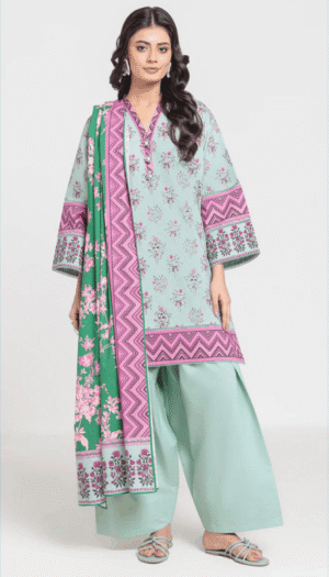 3 Piece Suit - Lawn - Bonanza Satrangi - UBS0030