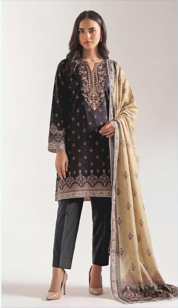 3 Piece Suit - Lawn - Ethnic - UET0048