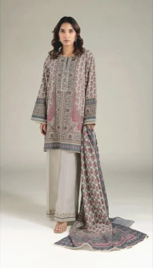 3 Piece Suit - Lawn - Khaadi - UK0004