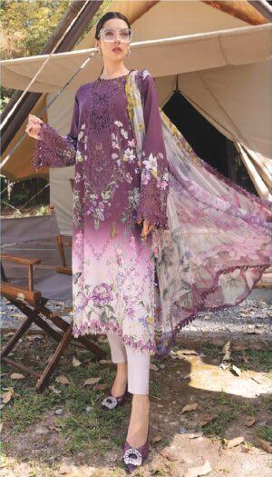 3 Piece Suit - Lawn - Maria B - UMB0056