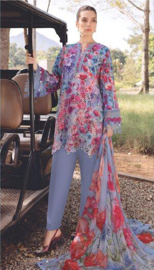 3 Piece Suit - Lawn - Maria B - UMB0060