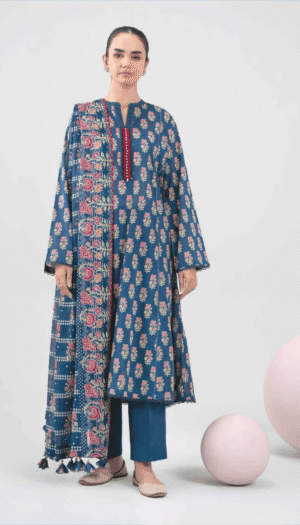 3 Piece Suit - Lawn - Nishat - UN0034