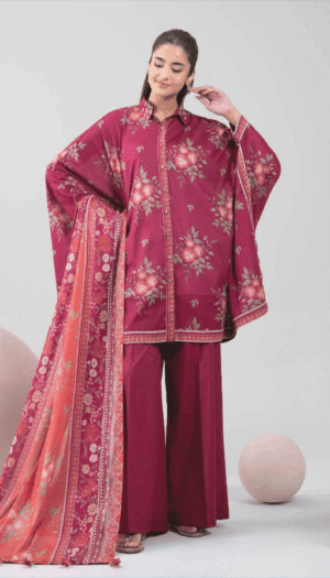 3 Piece Suit - Lawn - Nishat - UN0037