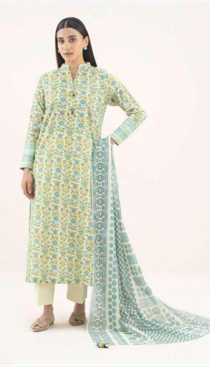 3 Piece Suit - Lawn - Sapphire - USA0063