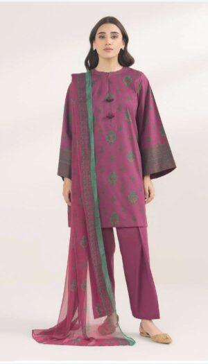 3 Piece Suit - Lawn - Sapphire - USA0064