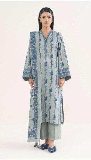 3 Piece Suit - Lawn - Sapphire - USA0065