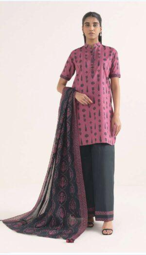 3 Piece Suit - Lawn - Sapphire - USA0067