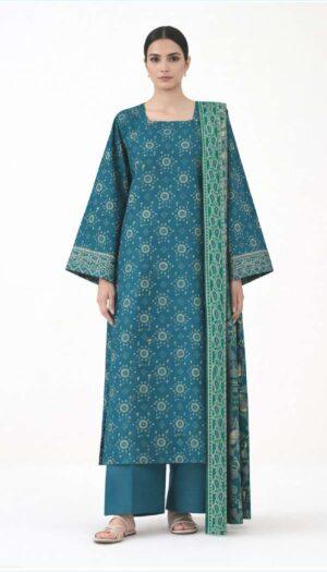 3 Piece Suit - Lawn - Sapphire - USA0069