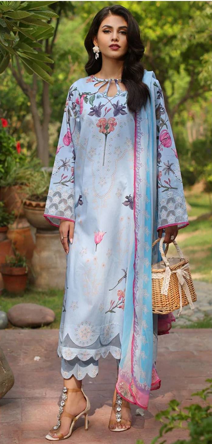 3 Piece Suit - Lawn - Charizma - UCH0093