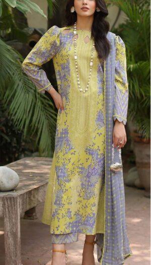 3 Piece Suit - Lawn - Charizma - UCH0094