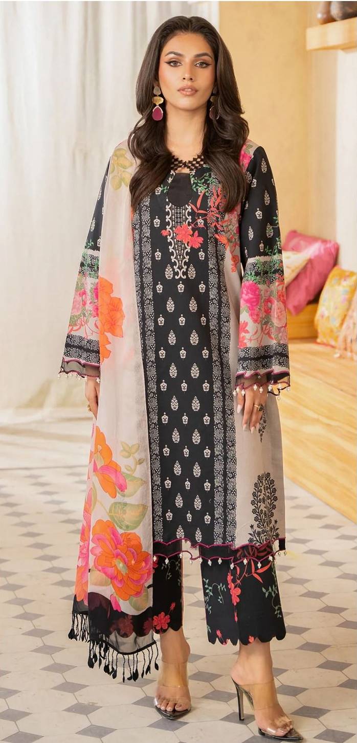 3 Piece Suit - Lawn - Charizma - UCH0096