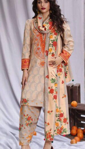3 Piece Suit - Lawn - Charizma - UCH0098