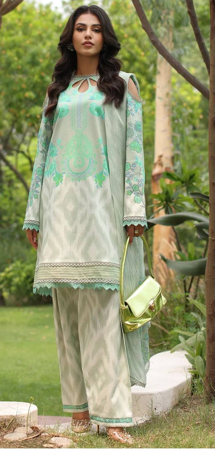 3 Piece Suit - Lawn - Charizma - UCH0100