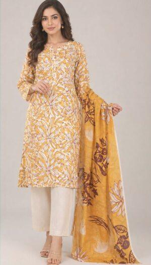 3 Piece Suit - Lawn - Beji Looms - UBJ0113