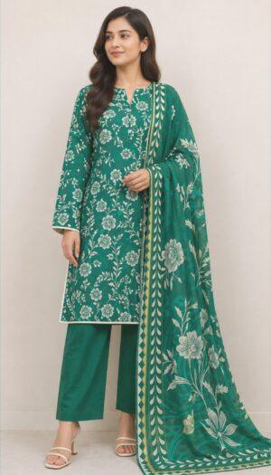 3 Piece Suit - Lawn - Beji Looms - UBJ0116