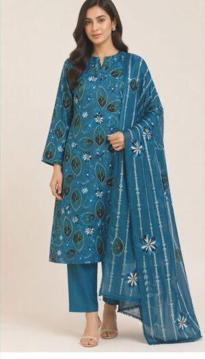 3 Piece Suit - Lawn - Beji Looms - UBJ0119