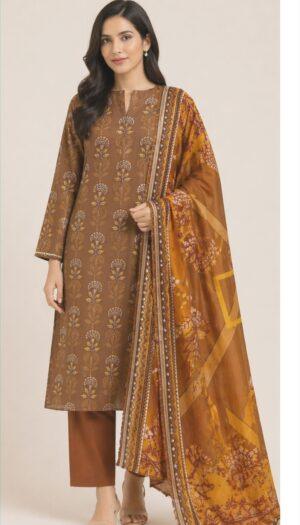 3 Piece Suit - Lawn - Beji Looms - UBJ0121