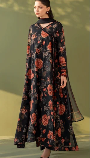 3 Piece Suit - Lawn Embroidered - Baroque  - UBA0135