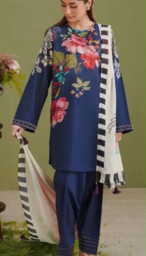 3 Piece Suit - Lawn - Coco by Zara Shahjahan - UZA0026