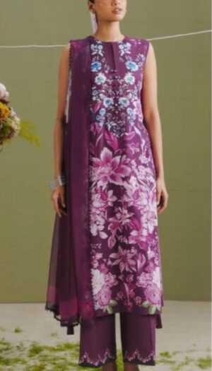 3 Piece Suit - Lawn - Coco by Zara Shahjahan - UZA0023