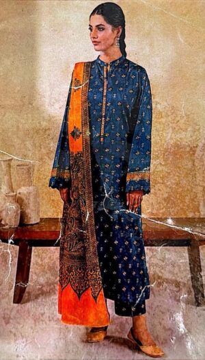 3 Piece Suit - Lawn - Nishat NL - UNI0012