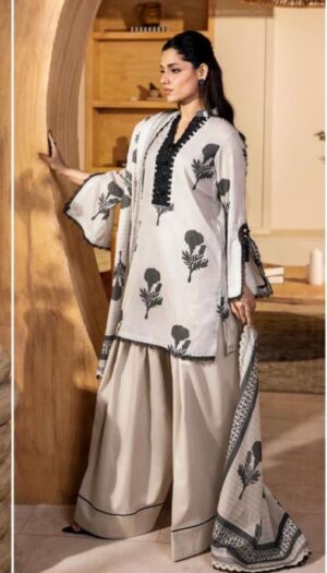 3 Piece Suit - Lawn - Maria B - UMB0062