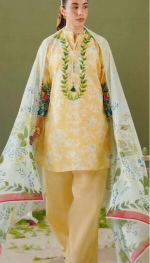 3 Piece Suit - Lawn - Coco by Zara Shahjahan - UZA0021