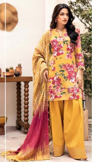 3 Piece Suit - Lawn - Maria B - UMB0064