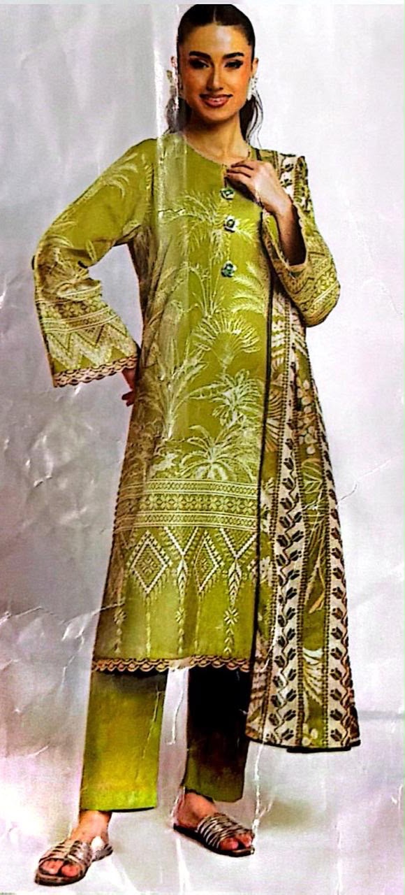 3 Piece Suit - Lawn - Bonanza Satrangi - UBS0034