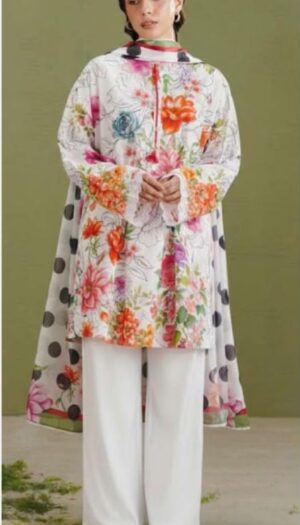 3 Piece Suit - Lawn - Coco by Zara Shahjahan - UZA0029