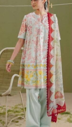 3 Piece Suit - Lawn - Coco by Zara Shahjahan - UZA0025