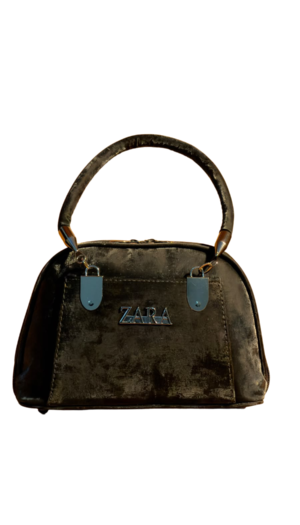 women's crushed velvet bag