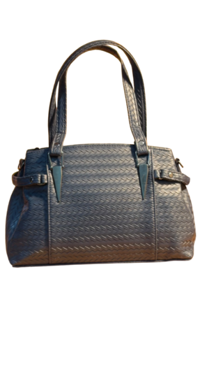 women's woven patterned bag