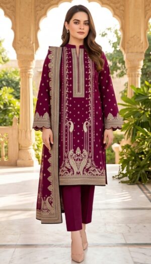 3 piece suit-karandi-almirah-uor018