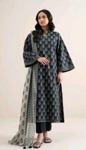 3 piece suit-khaddar-sapphire-ukh006