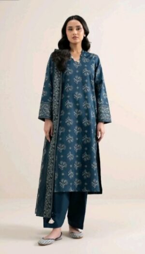 3 piece suit-khaddar-sapphire-ukh012